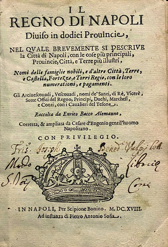 Il Regno di Napoli diviso in dodici Provincie