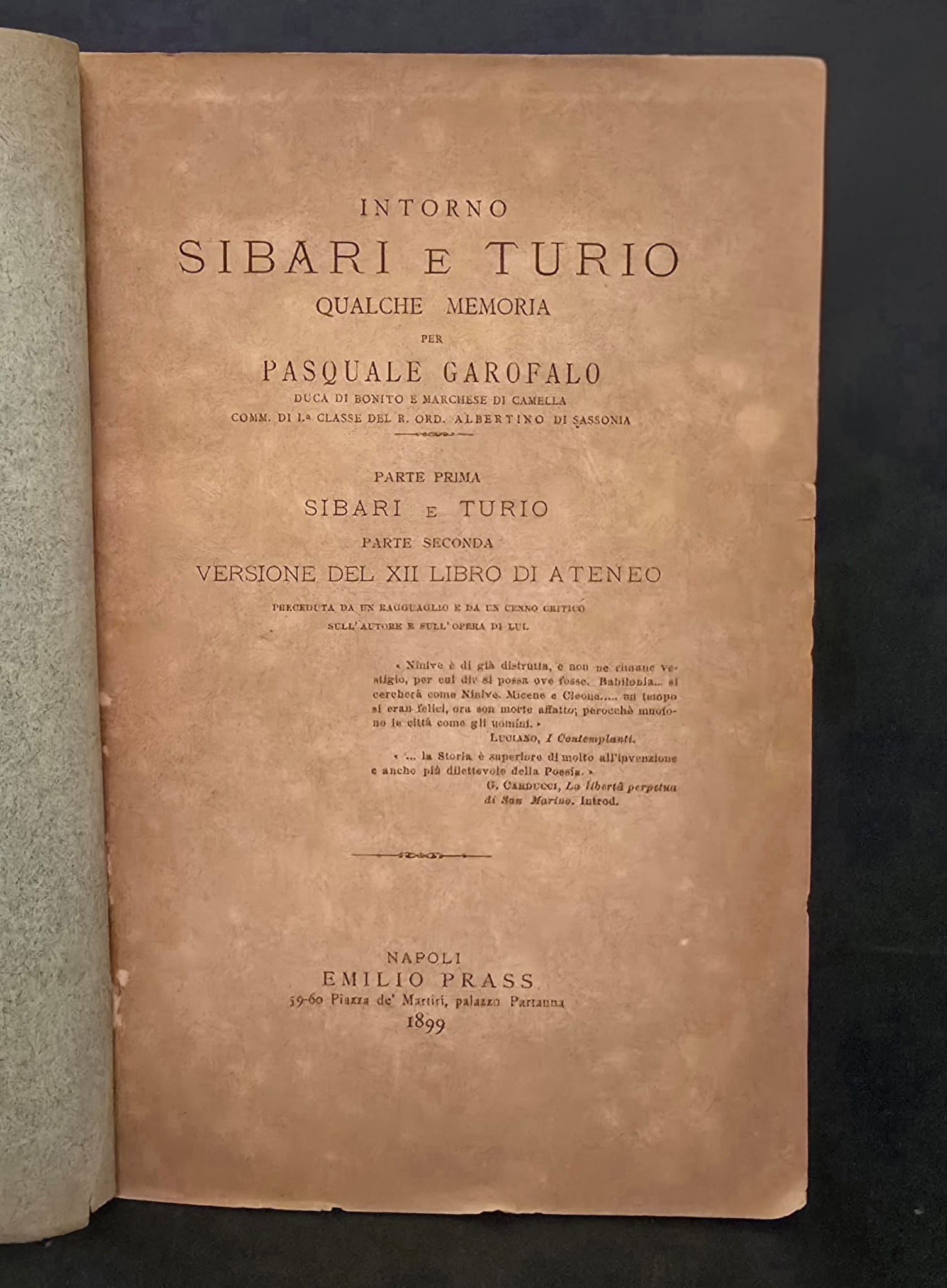 Intorno Sibari e Turio.