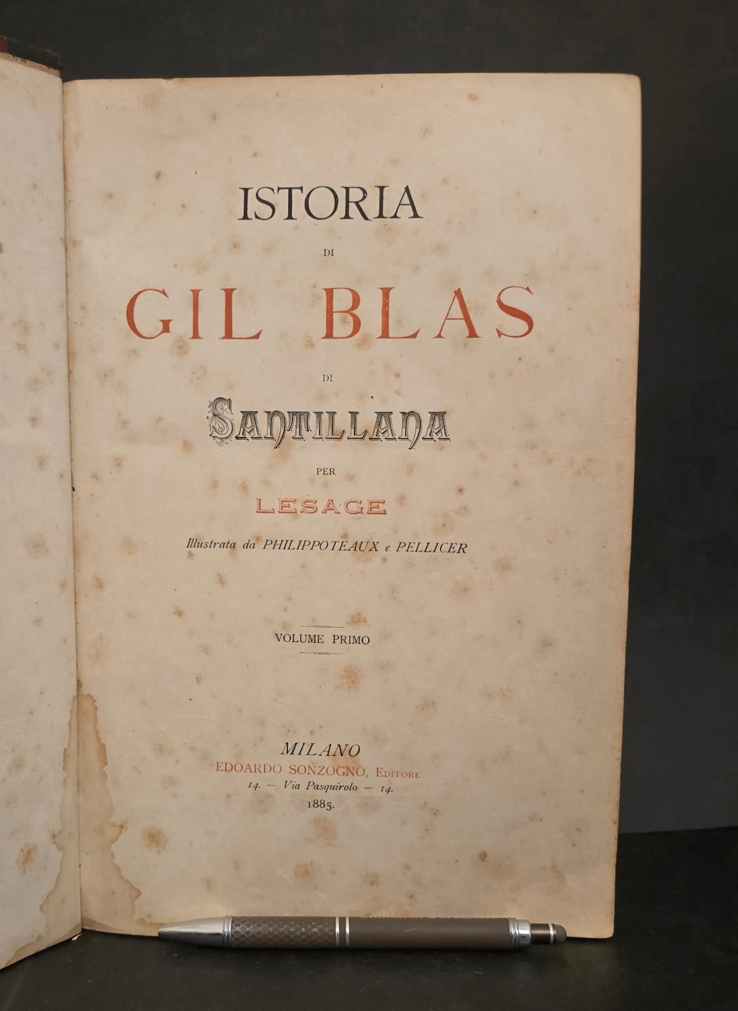 Istoria di Gil Blas di Santillana.