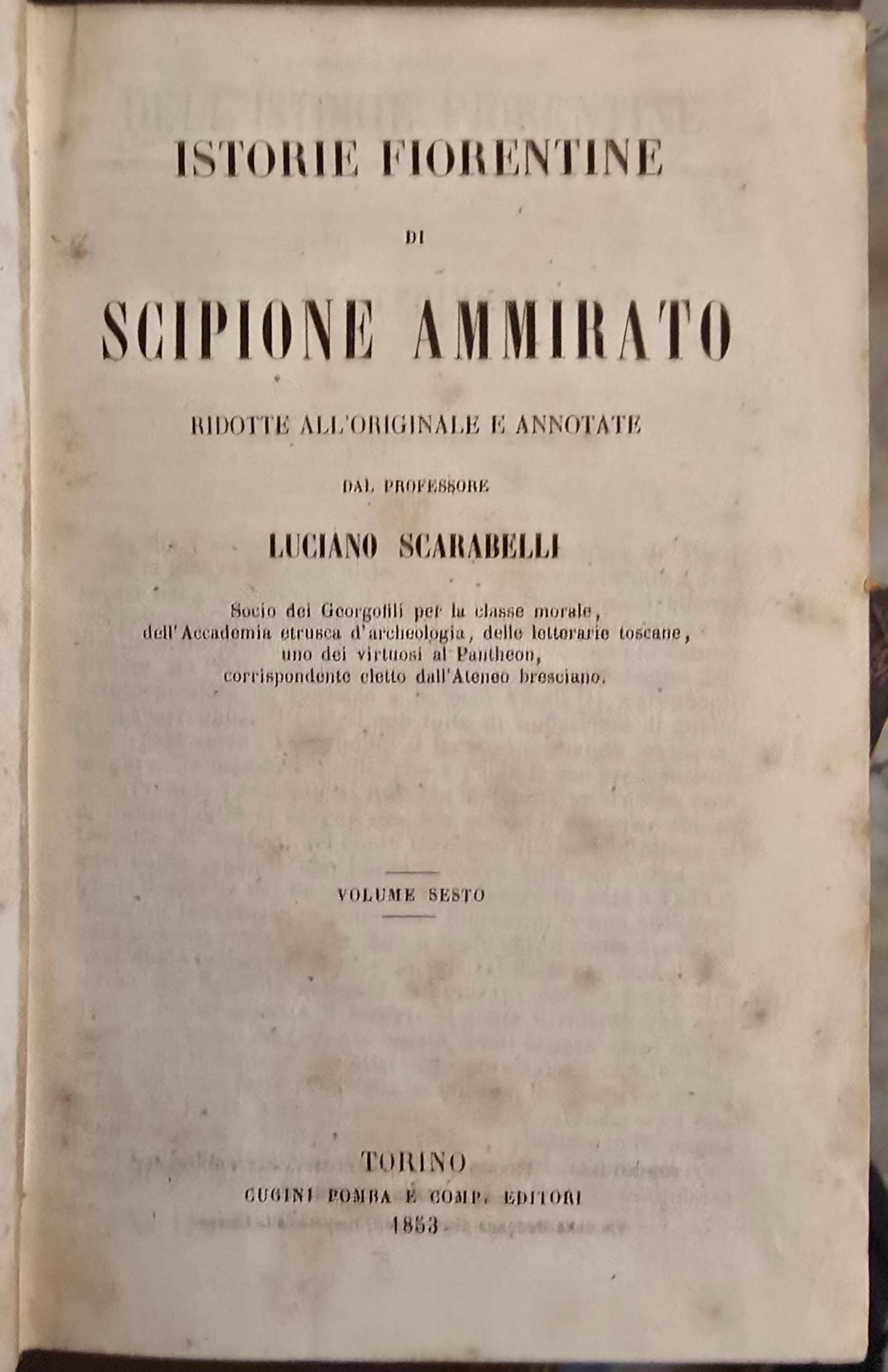 Istorie fiorentine di Scipione Ammirato