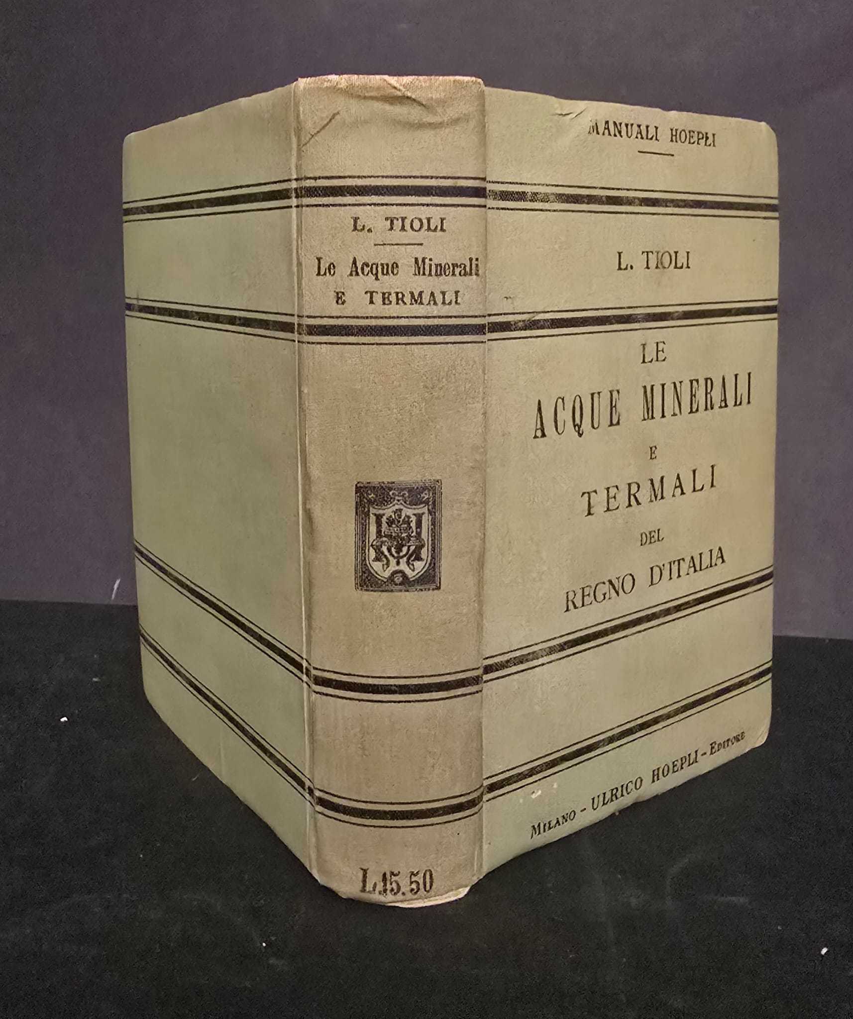 Le Acque minerali e Termali del Regno d’Italia.