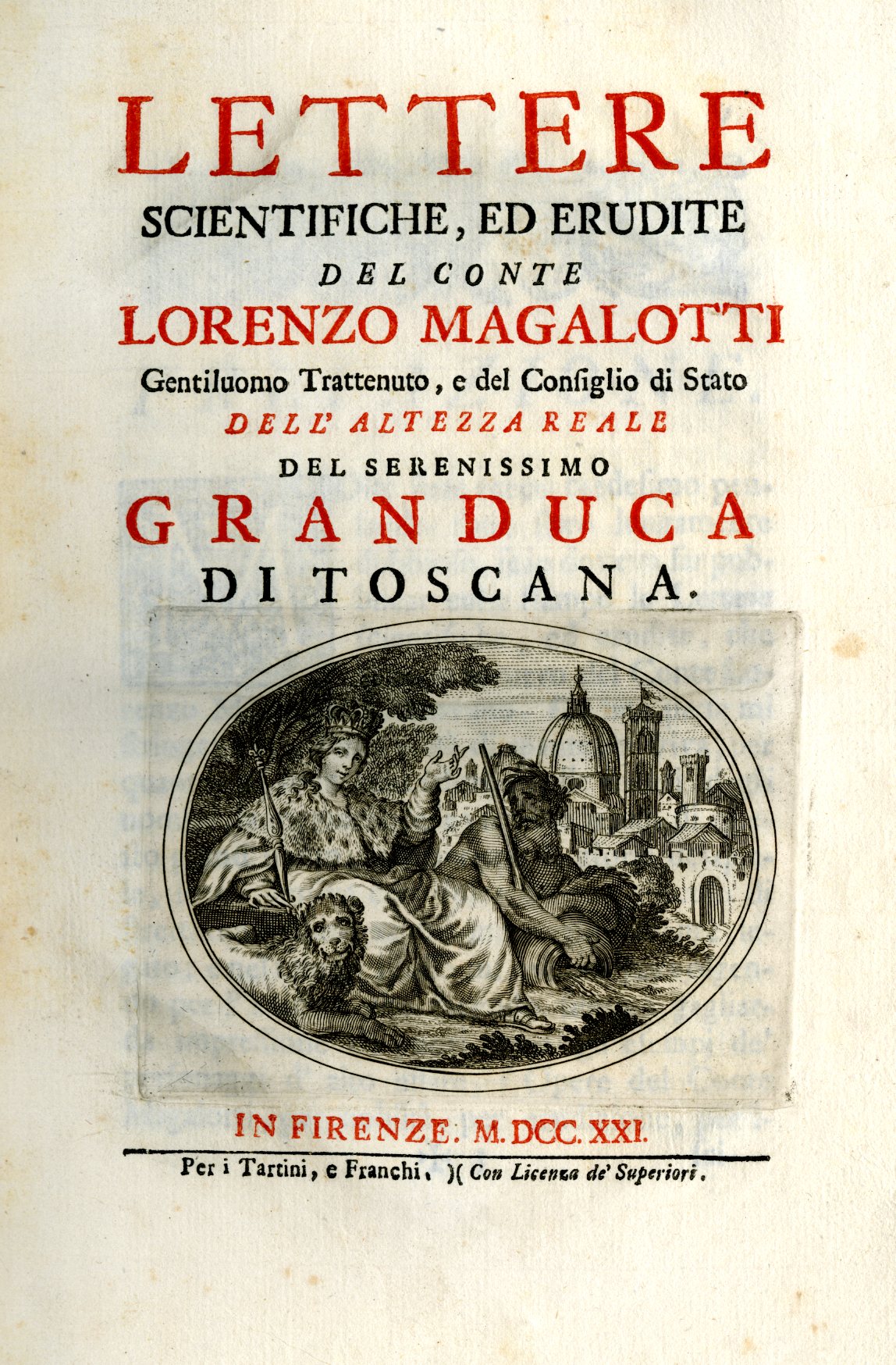 Lettere scientifiche ed erudite del conte L.M..