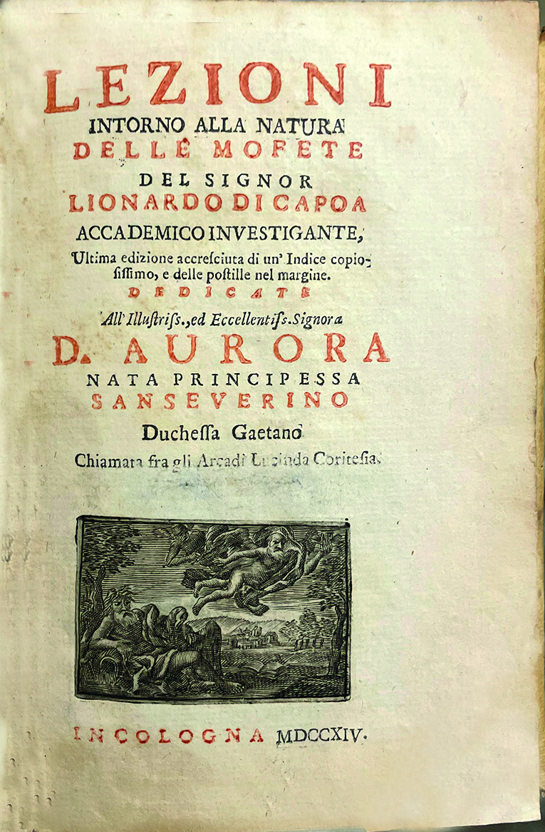 Lezioni, Intorno alla natura delle Mofete del Signor L. di …