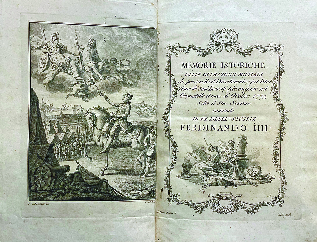 Memorie istoriche delle operazioni militari che per suo Real Divertimento …
