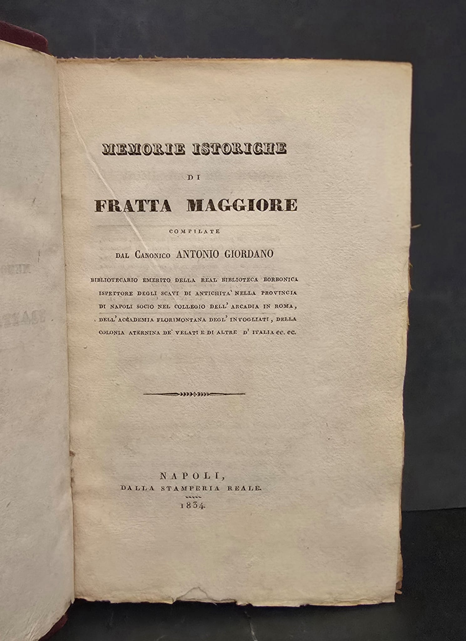 Memorie istoriche di Fratta Maggiore.