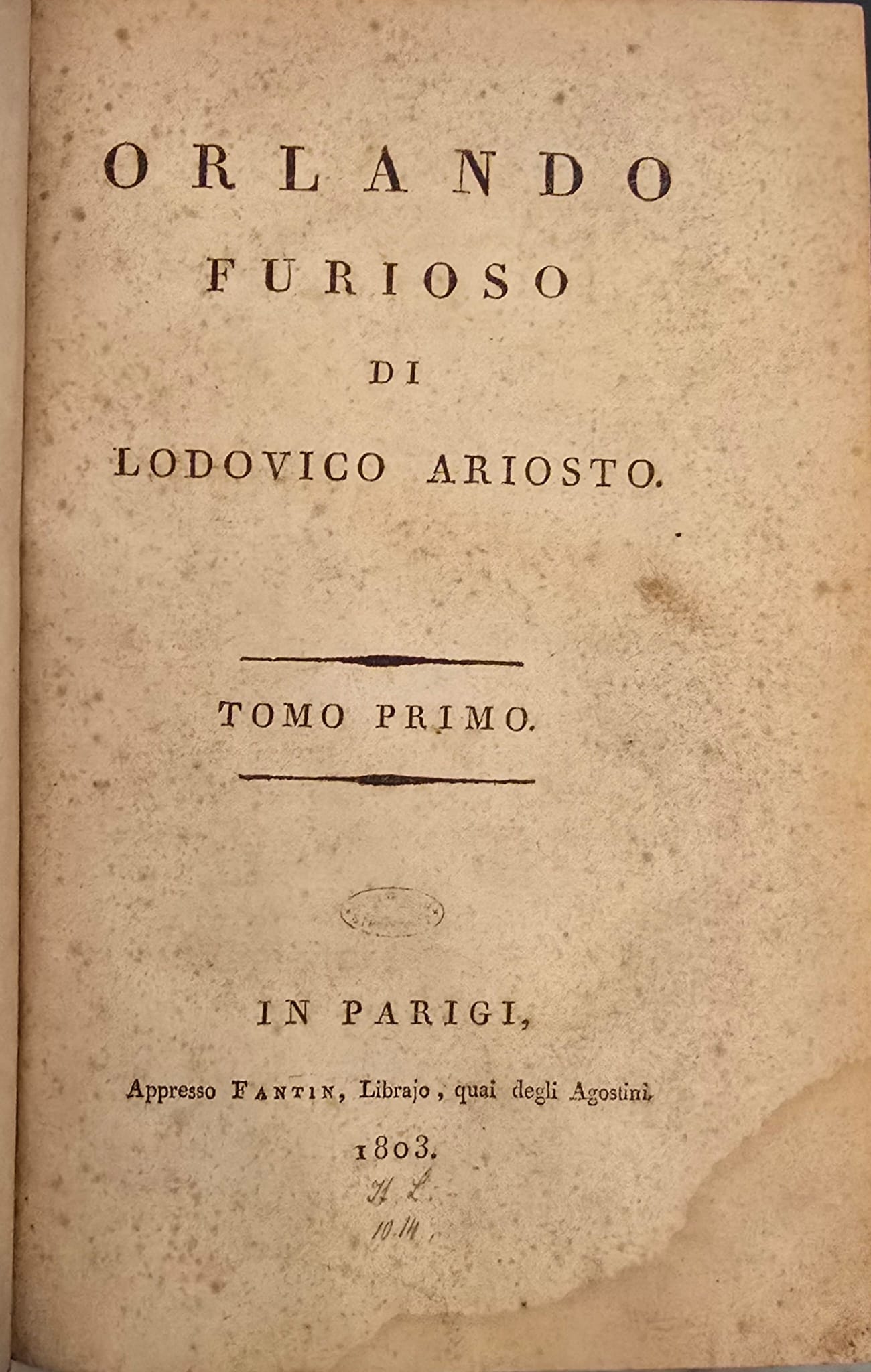 Orlando Furioso di L.A.