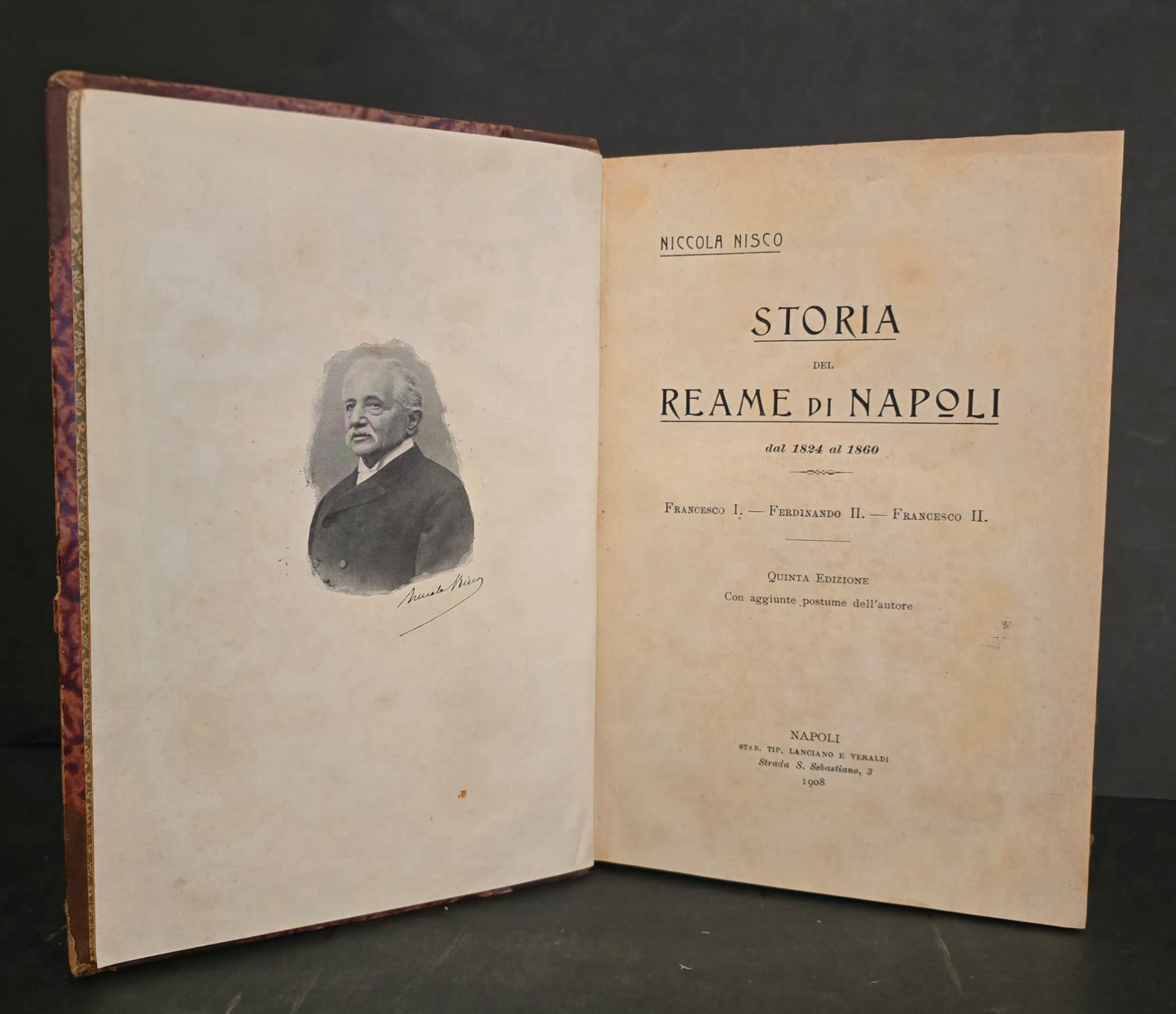 Storia del Reame di Napoli dal 1824 al 1860. Francesco …