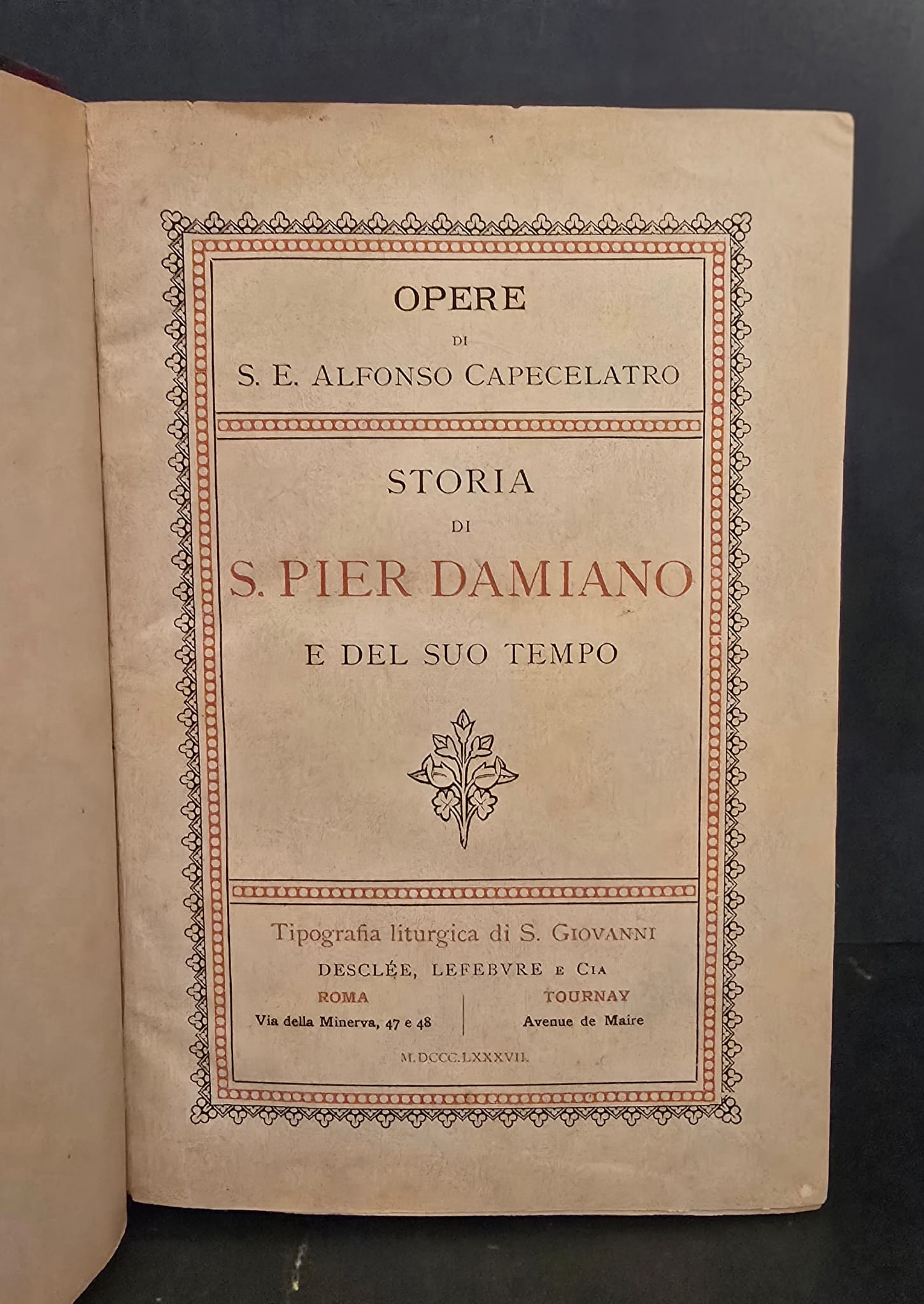 Storia di S. Pier Damiano.