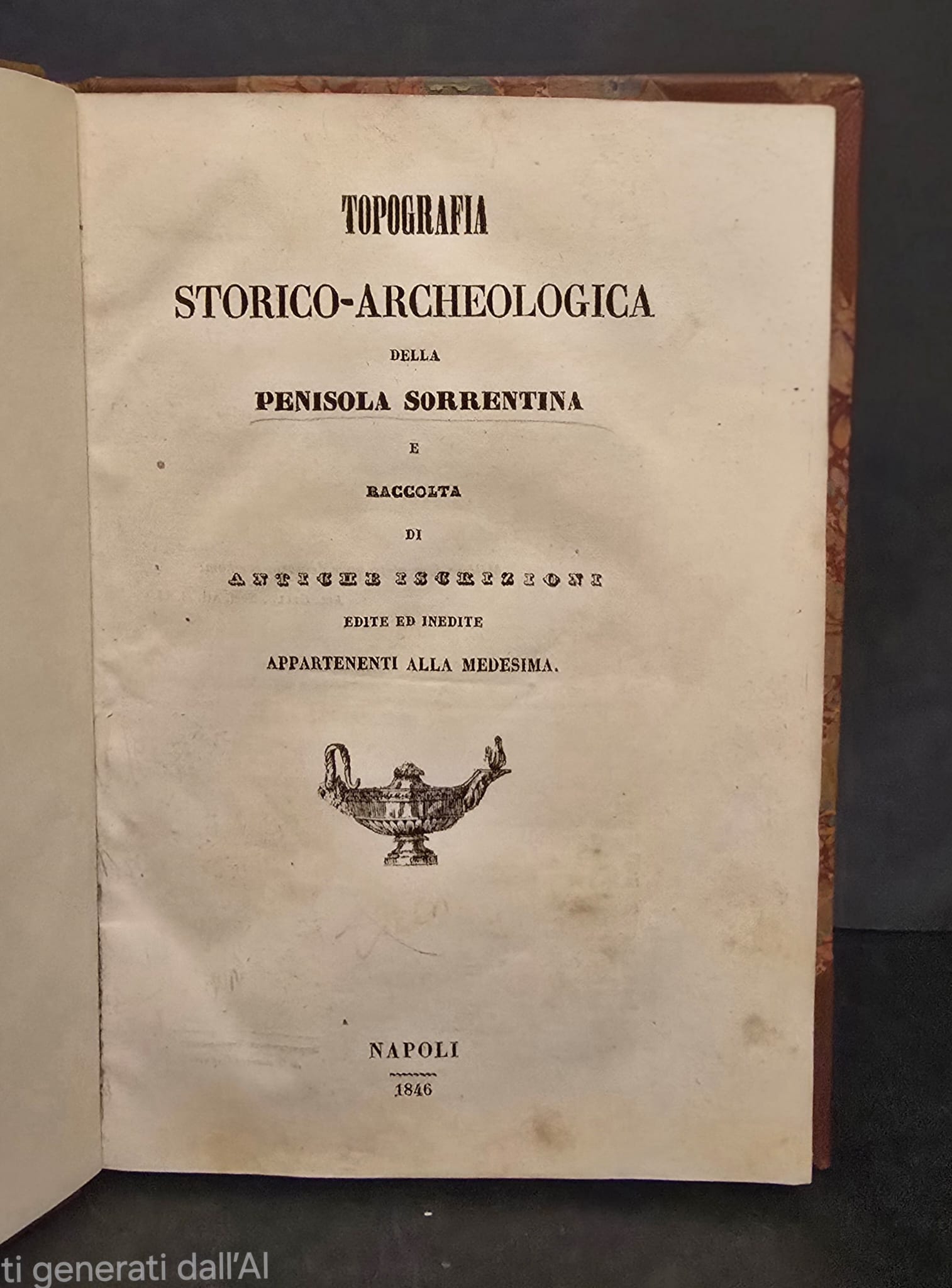 Topografia Storico-Archeologica della Penisola Sorrentina e Raccolta di Antiche Iscrizioni …