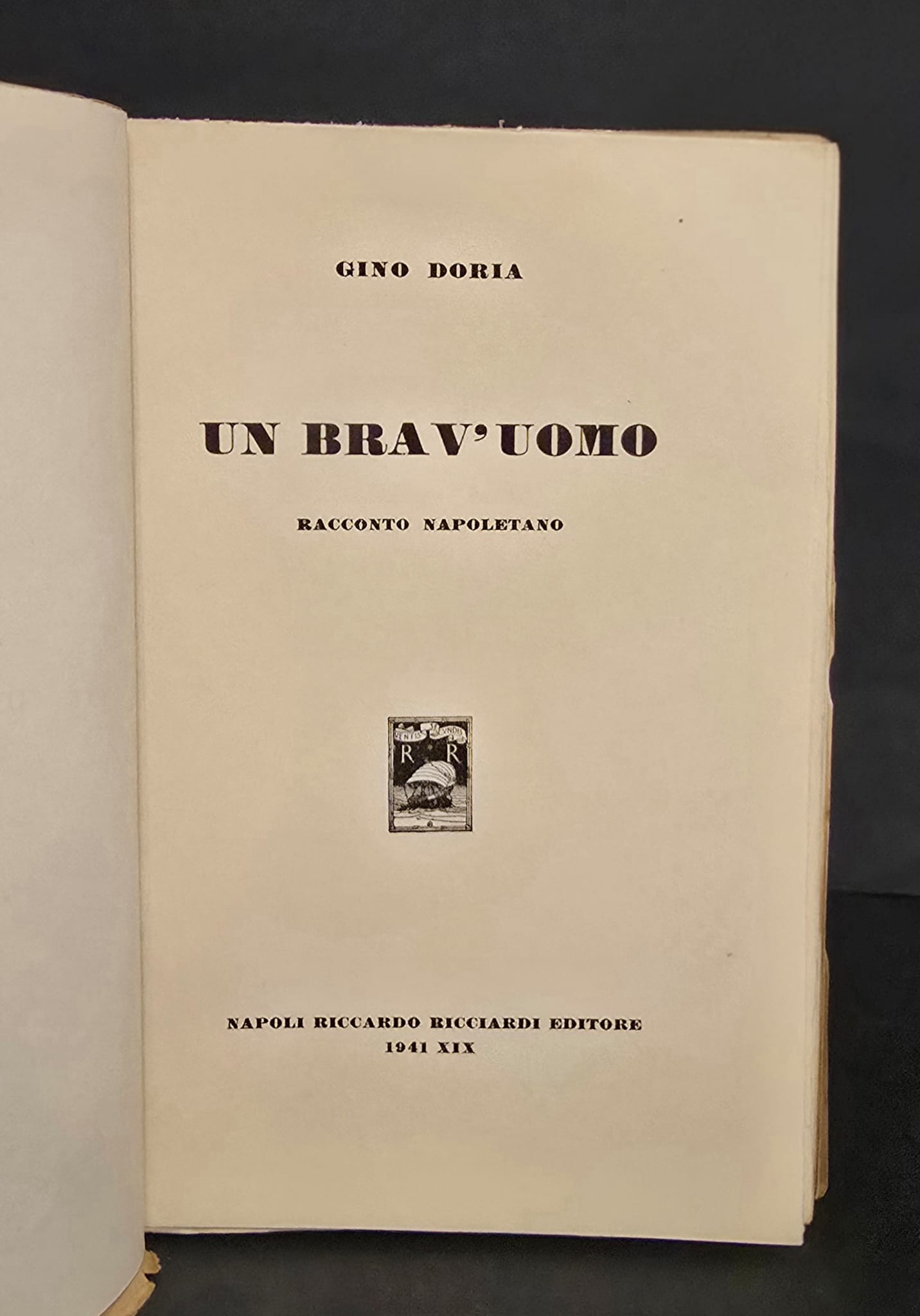 Un brav’uomo. Racconto napoletano.