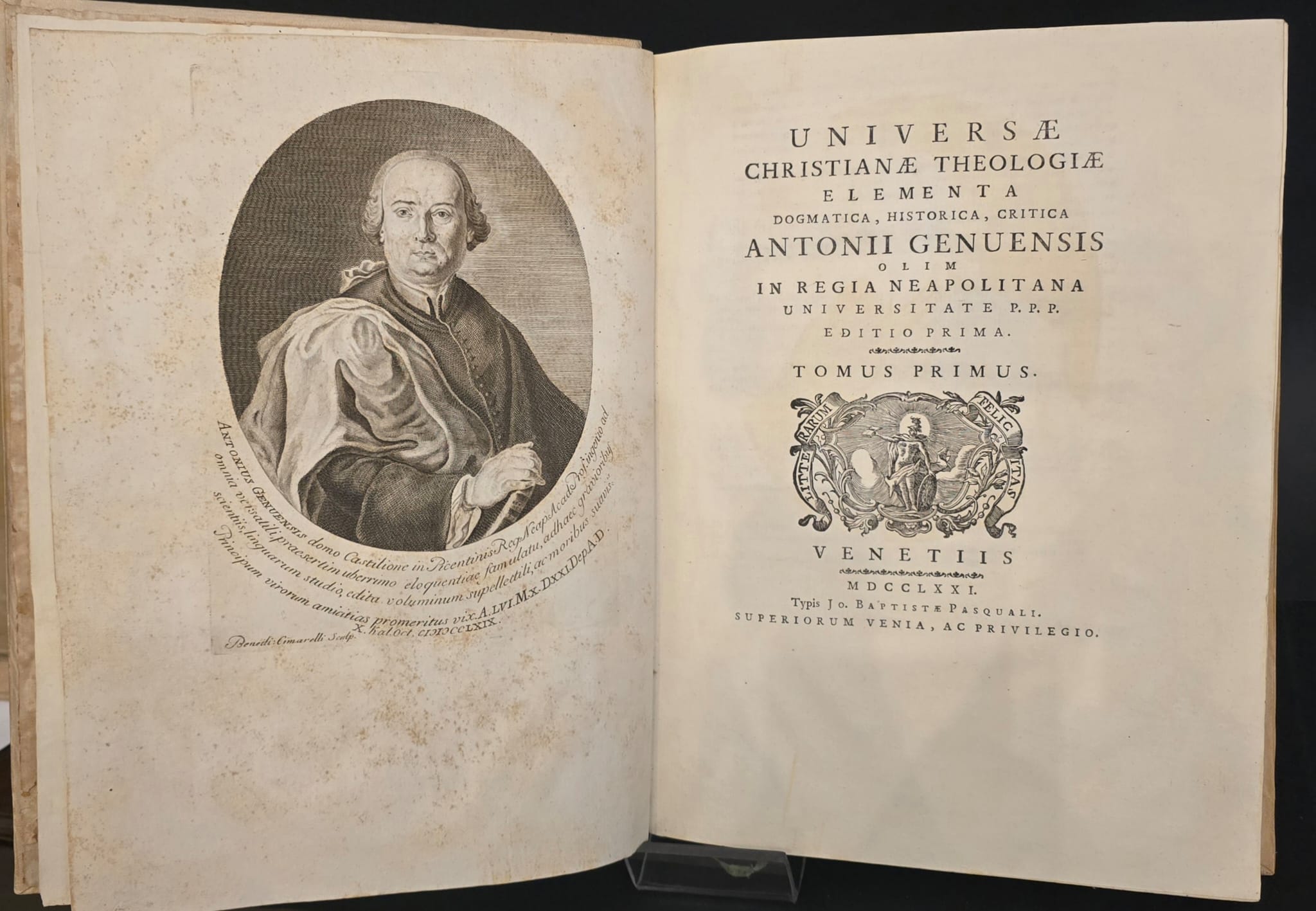 Universae Christianae Theologiae Elementa. Dogmatica, Historica, Critica ...