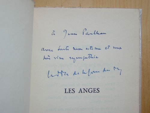 Les Anges. [ Livre dédicacé par l'auteur à Jean Paulhan …