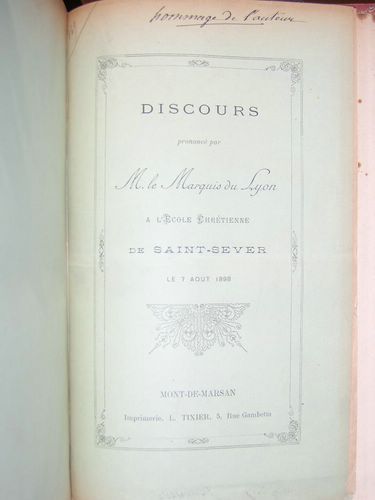 [ Recueil composite, constitué de divers documents sur l'enseignement catholique …