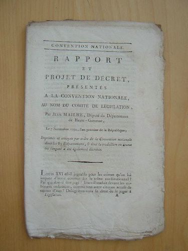 Convention Nationale. Rapport et projet de décret, présentés à la …