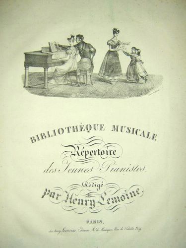 Bibliothèque Musicale. Répertoire des Jeunes Pianistes. (1116 H).