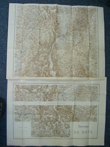 Guerre de 1870. Cartes des environs de Metz ( lot …