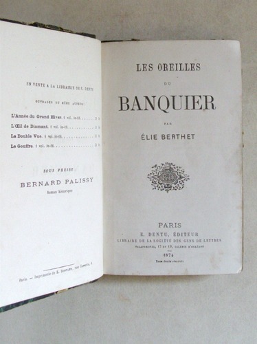 Les oreilles du Banquier