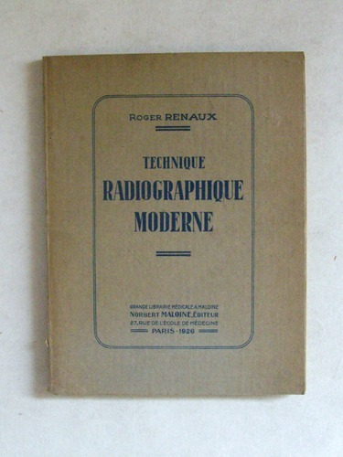 Technique radiographique moderne.