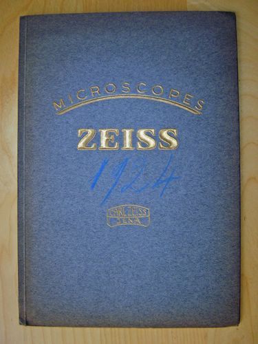 Microscopes et Appareils auxiliaires Carl Zeiss Iena. Extrait du catalogue …