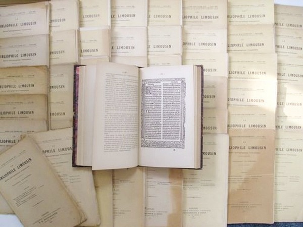Le Bibliophile Limousin , revue bibliographique trimestrielle [ 1893 et …