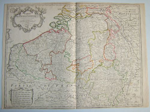Carte des Pays Bas Catholiques dressée sur un grand nombre …