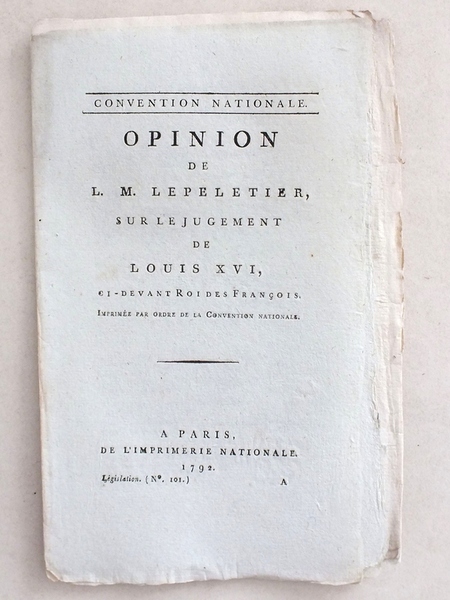 Opinion de L. M. Lepeletier, sur le jugement de Louis …