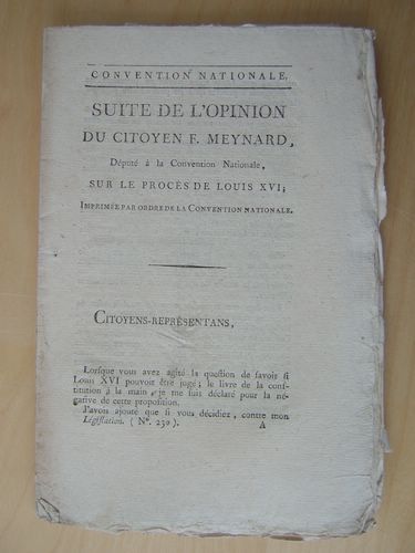 Suite de l'Opinion du Citoyen F. Meynard, Député à la …
