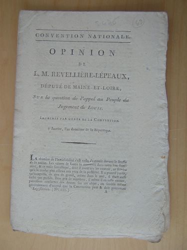 Opinion de L. M. Revellière-Lépeaux, Député de Maine-et-Loire, sur la …