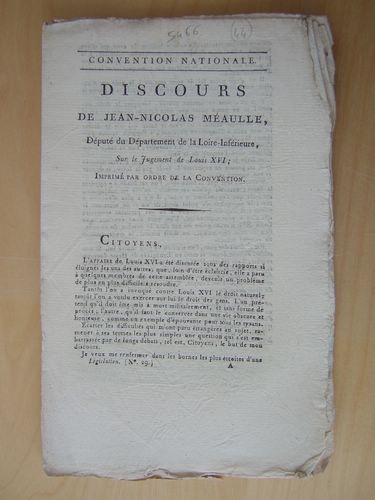 Discours de Jean-Nicolas Méaulle, Député du Département de la Loire-Inférieure, …