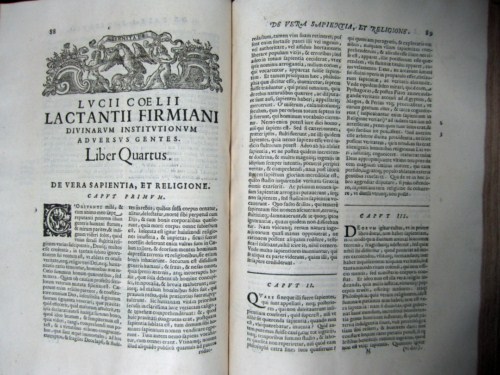 Lucii Coelii Lactantii Firmiani Opera, quae extant omni, videlicet. Divinarum …