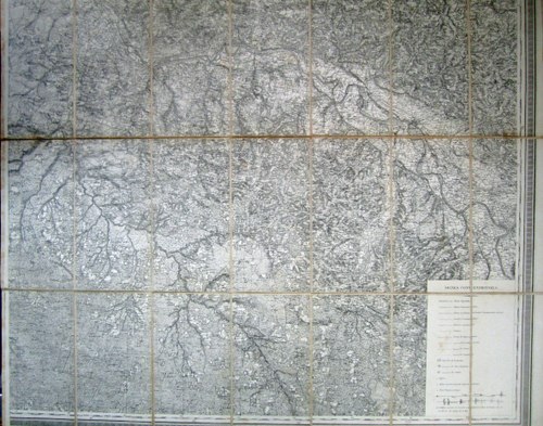 Carte de 1858 au format 72 x 87 cm : …