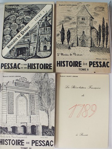 Histoire de Pessac (3 Tomes en 4 Volumes - Complet) …