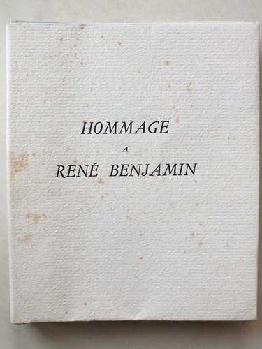 Hommage à René Benjamin