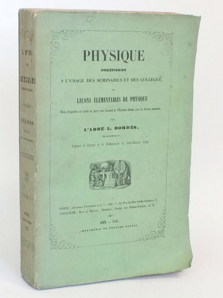 Physique chrétienne à l'usage des séminaires et des collèges ou …