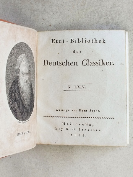 Etui-Bibliothek der Deutschen Classiker. N° 64 : Auszüge aus Hans …