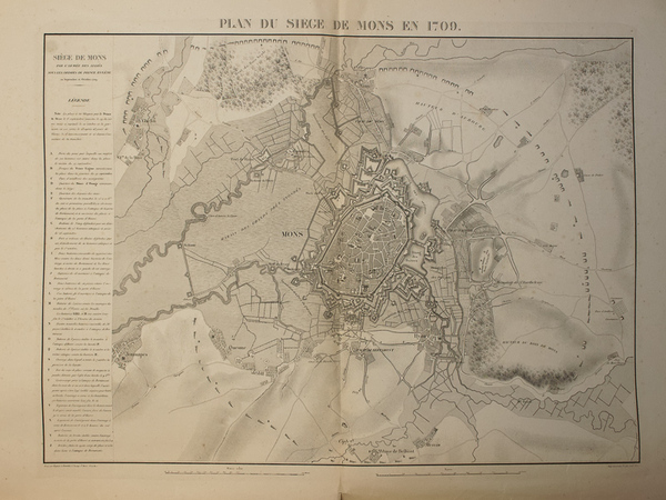 Plan du Siège de Mons en 1709 [ tiré de …