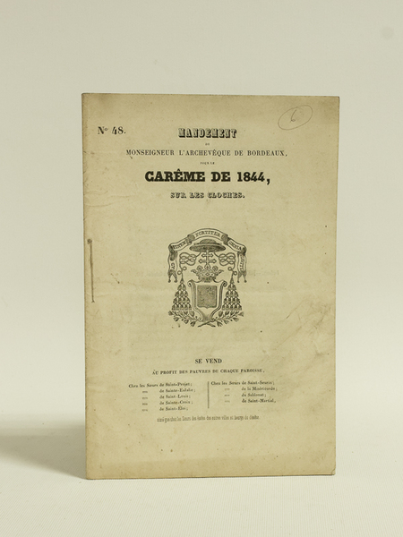 Mandement de Monseigneur l'Archevêque de Bordeaux pour le Carême de …