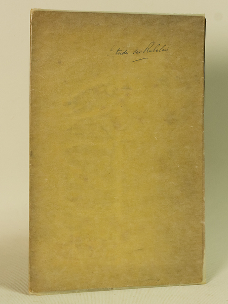 Essais d'Etudes bibliographiques sur Rabelais (Allemagne et Angleterre) [ Edition …