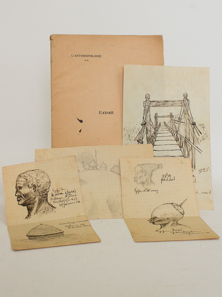 Croquis levés lors d'une expédition au Tchad en décembre 1903 …