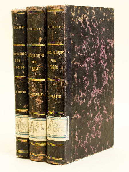 Etudes grecques sur Virgile (3 Tomes - Complet) Ou recueil …