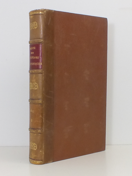 Revue des Questions Scientifiques. Deuxième Série Troisième Volume Tome XXXIII …