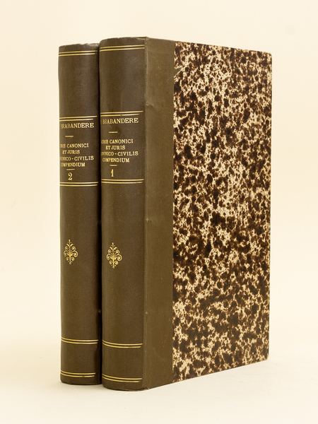 Juris Canonici et Juris Canonico-Civilis Compendium (2 Tomes - Complet) …