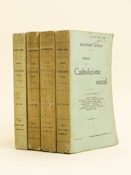 Autour du Catholicisme Social (4 Tomes) Première, Deuxième, Troisième et …