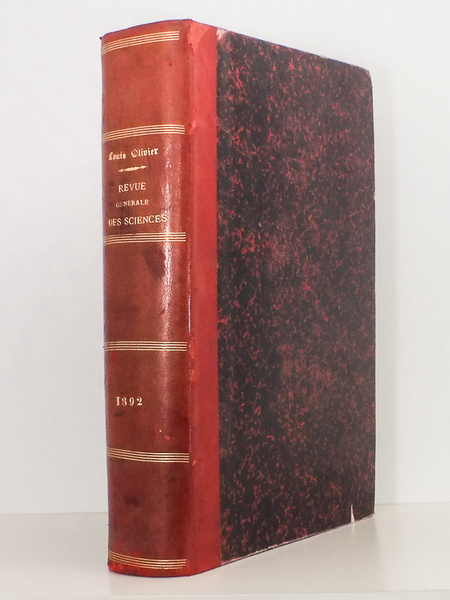 Revue Générale des Sciences Pures et Appliquées , Tome Troisième …