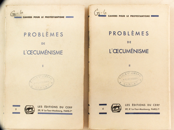 Problèmes de l'Oecuménisme (2 Tomes - Complet)