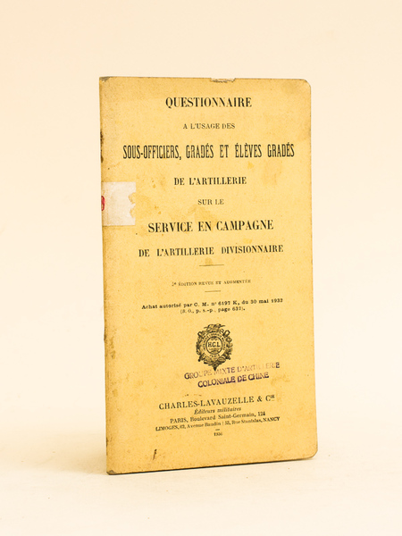 Questionnaire à l'usage des Sous-Officiers, Gradés et élèves gradés de …