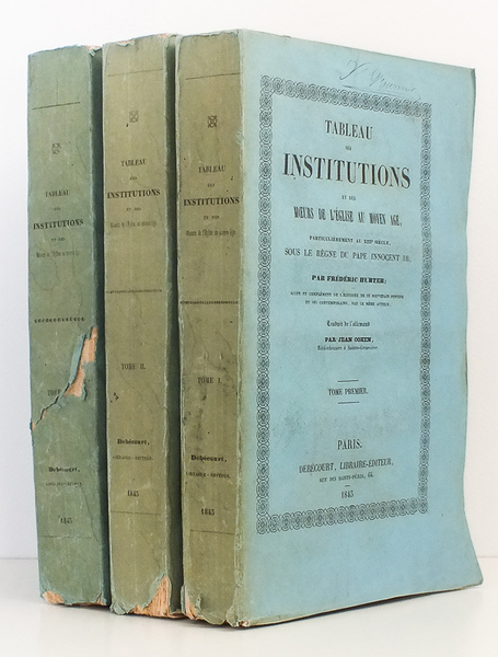 Tableau des Institutions et des Moeurs de l'Eglise au Moyen-Age, …