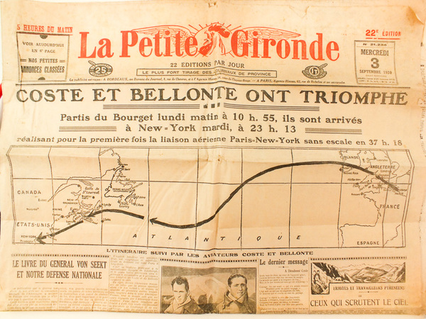 La Petite Gironde. Mercredi 3 septembre 1930 : Coste et …
