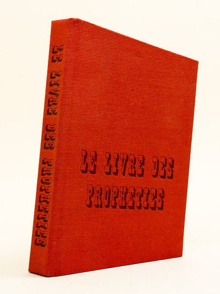 Le Livre des Prophéties. [ Livre dédicacé par l'auteur ]