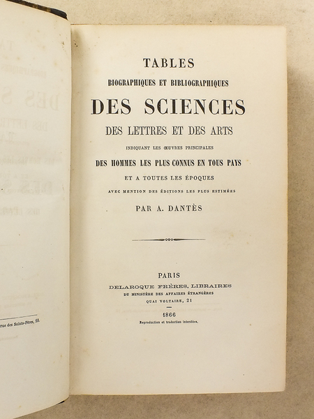Tables biographiques et bibliographiques des sciences , des lettres et …
